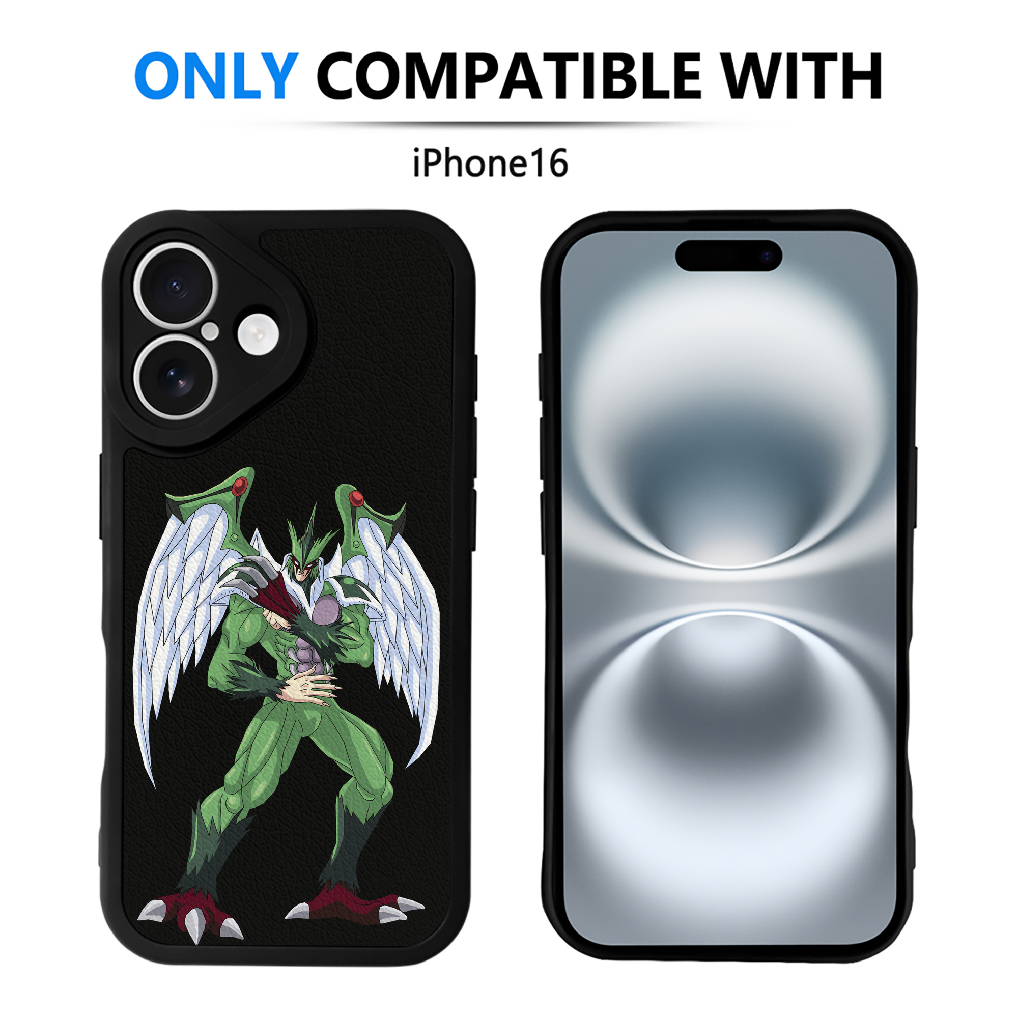 遊☆戯☆王 Yu-Gi-Oh! 【iPhone 16シリーズ対応】シリコンスマホケース（レザー調） 材質：シリコン